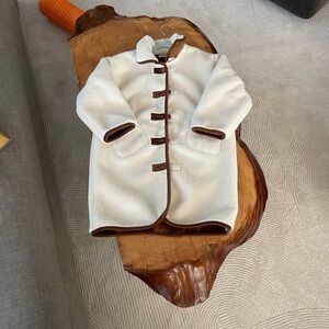 Aisen kids brand Sherpa pea coat. Cozy and trendy for Fall.